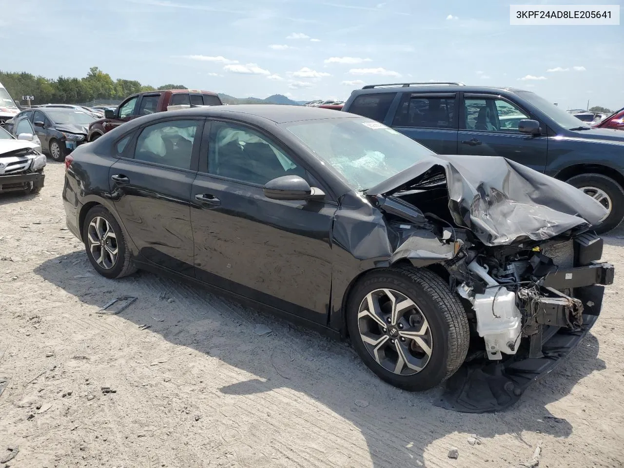 2020 Kia Forte Fe VIN: 3KPF24AD8LE205641 Lot: 66599994