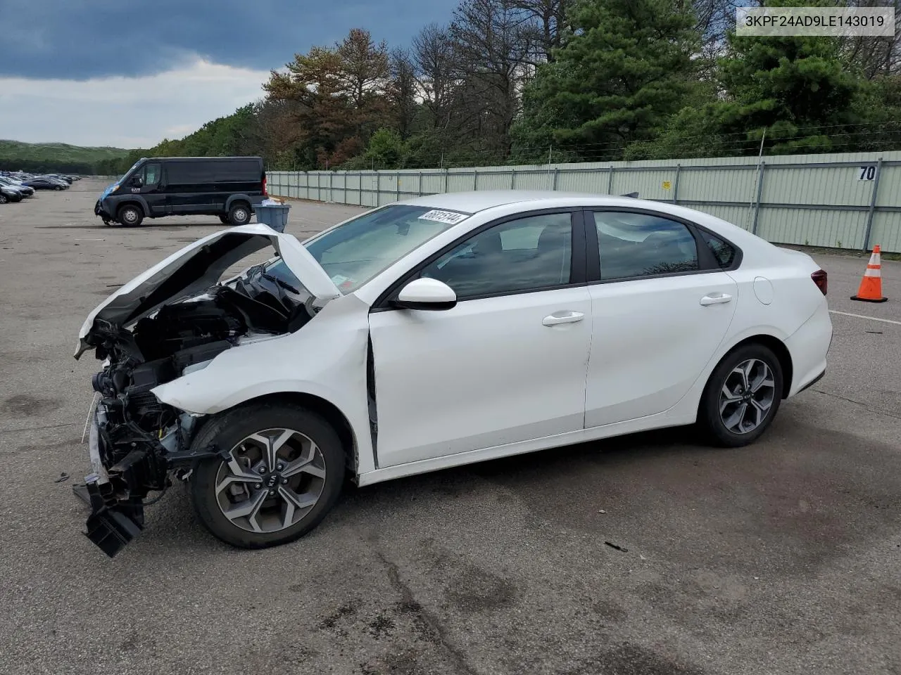 2020 Kia Forte Fe VIN: 3KPF24AD9LE143019 Lot: 66815144