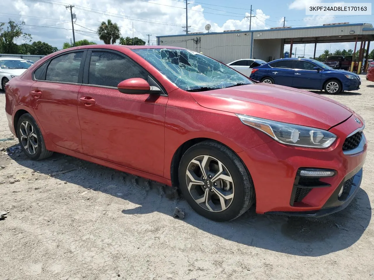 3KPF24AD8LE170163 2020 Kia Forte Fe