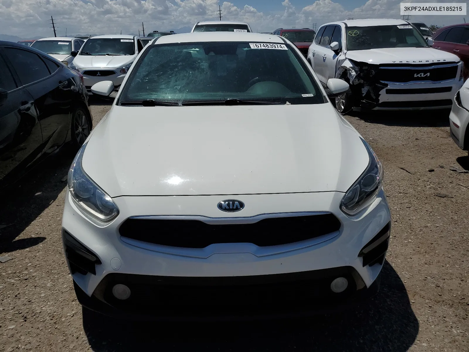 2020 Kia Forte Fe VIN: 3KPF24ADXLE185215 Lot: 67483974