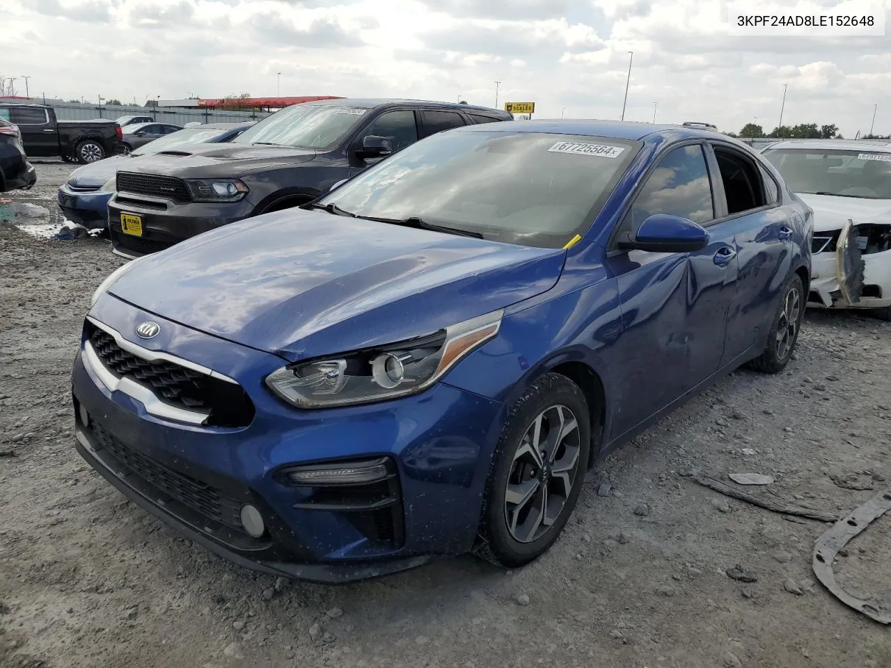 3KPF24AD8LE152648 2020 Kia Forte Fe