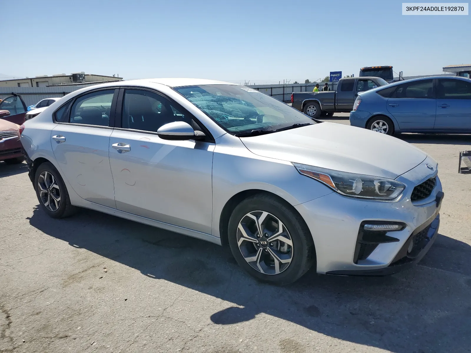 2020 Kia Forte Fe VIN: 3KPF24AD0LE192870 Lot: 67951554