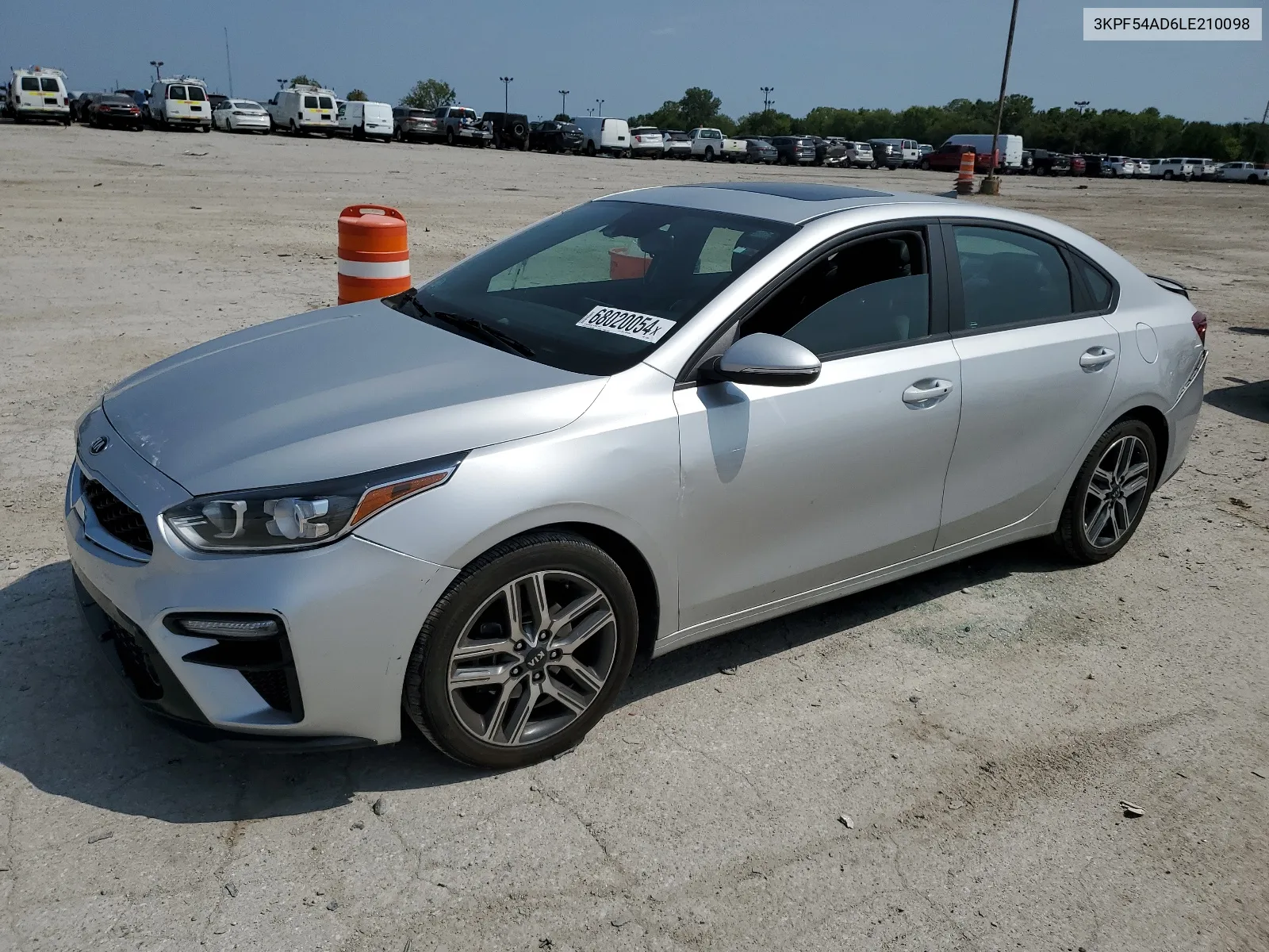 2020 Kia Forte Ex VIN: 3KPF54AD6LE210098 Lot: 68020054