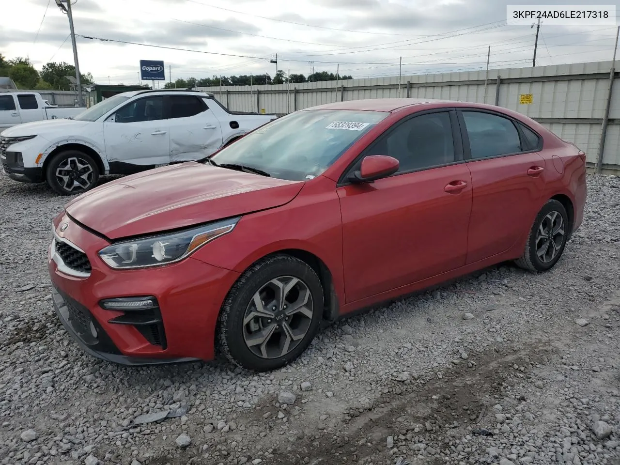 2020 Kia Forte Fe VIN: 3KPF24AD6LE217318 Lot: 68329394