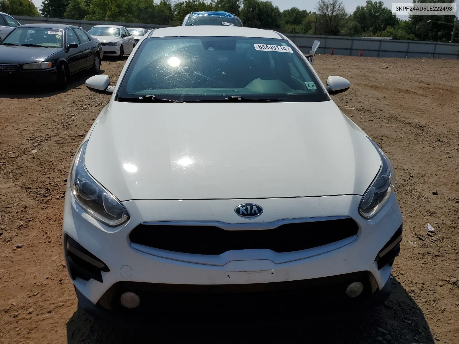 2020 Kia Forte Fe VIN: 3KPF24AD5LE222493 Lot: 68449114