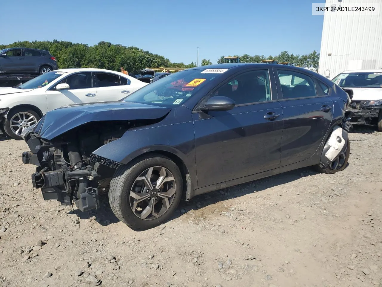 2020 Kia Forte Fe VIN: 3KPF24AD1LE243499 Lot: 68668554