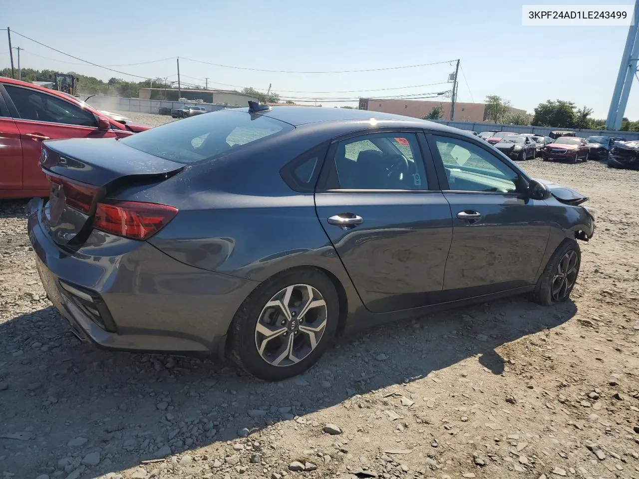 2020 Kia Forte Fe VIN: 3KPF24AD1LE243499 Lot: 68668554