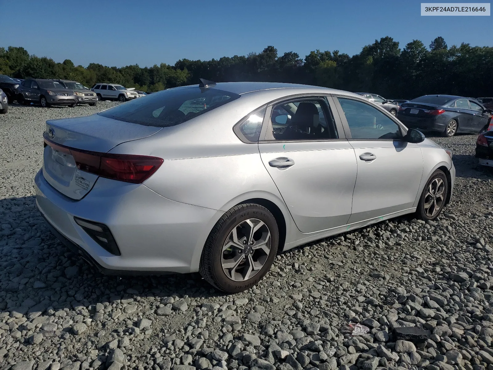 2020 Kia Forte Fe VIN: 3KPF24AD7LE216646 Lot: 68691734