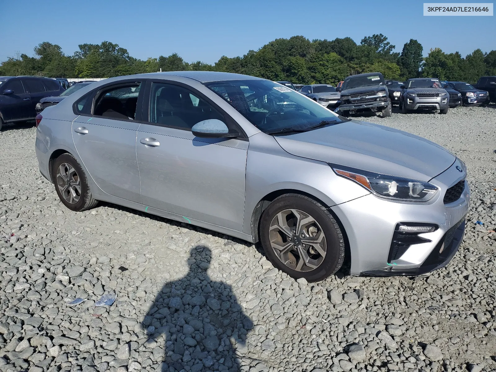 3KPF24AD7LE216646 2020 Kia Forte Fe