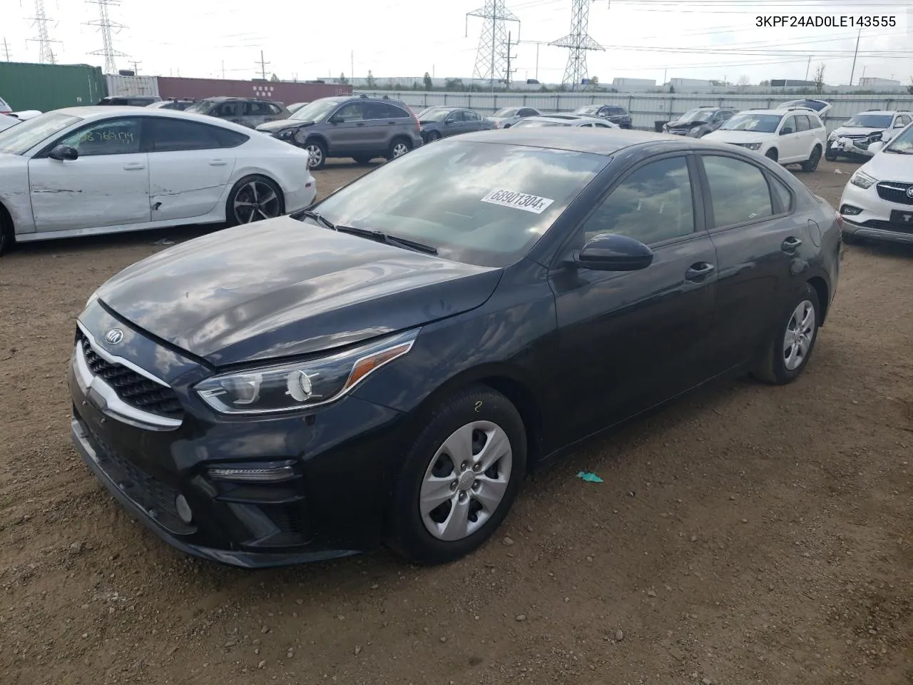 3KPF24AD0LE143555 2020 Kia Forte Fe