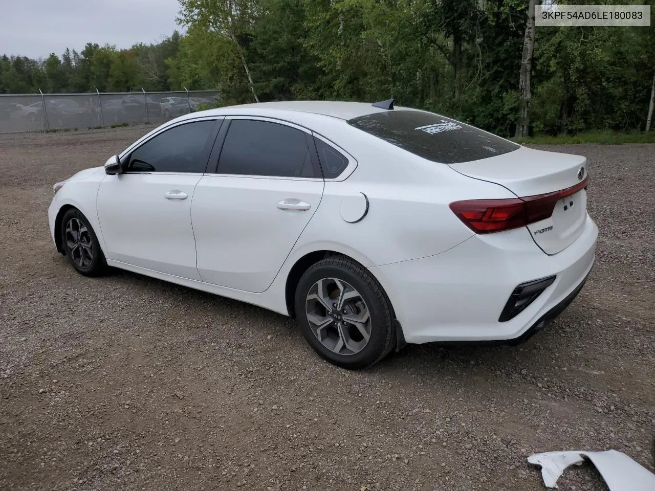 2020 Kia Forte Ex VIN: 3KPF54AD6LE180083 Lot: 69106274