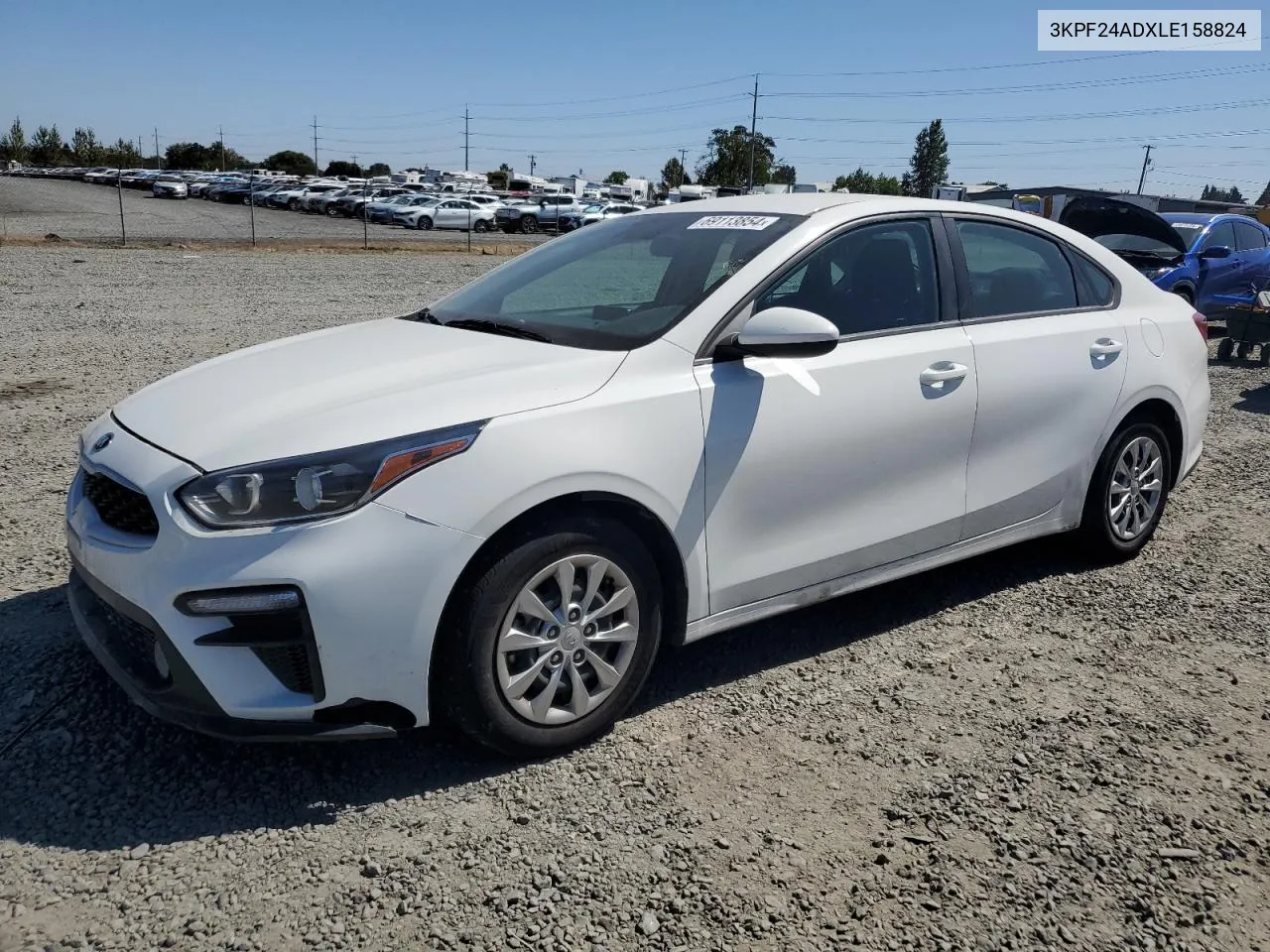 2020 Kia Forte Fe VIN: 3KPF24ADXLE158824 Lot: 69113854