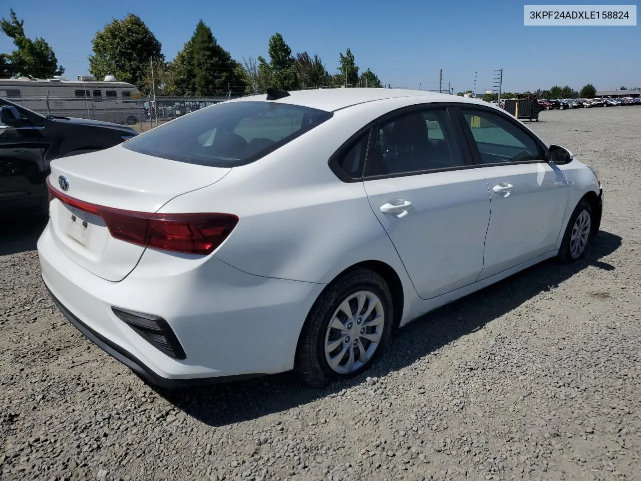 2020 Kia Forte Fe VIN: 3KPF24ADXLE158824 Lot: 69113854