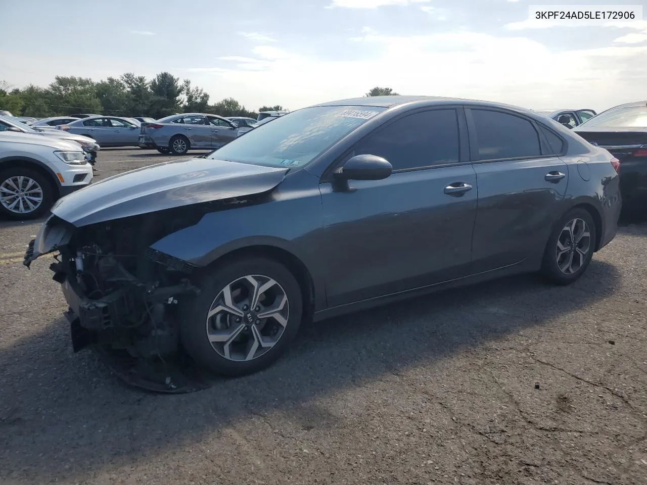 2020 Kia Forte Fe VIN: 3KPF24AD5LE172906 Lot: 69416594