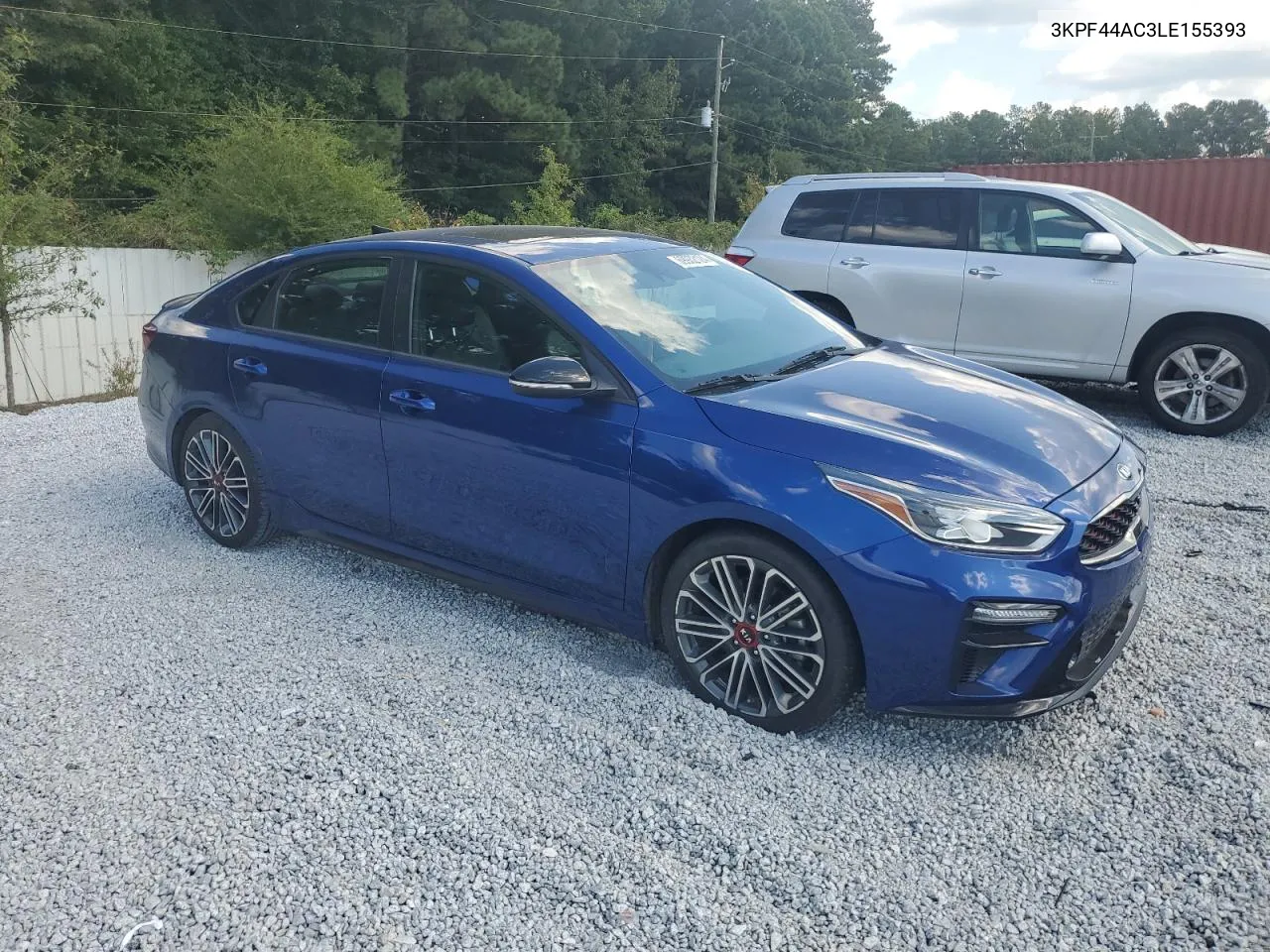 2020 Kia Forte Gt VIN: 3KPF44AC3LE155393 Lot: 69932124