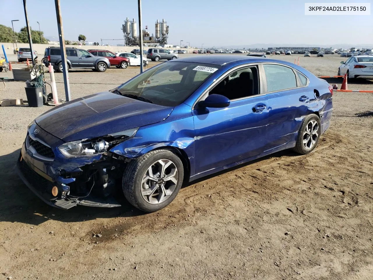 2020 Kia Forte Fe VIN: 3KPF24AD2LE175150 Lot: 69987724