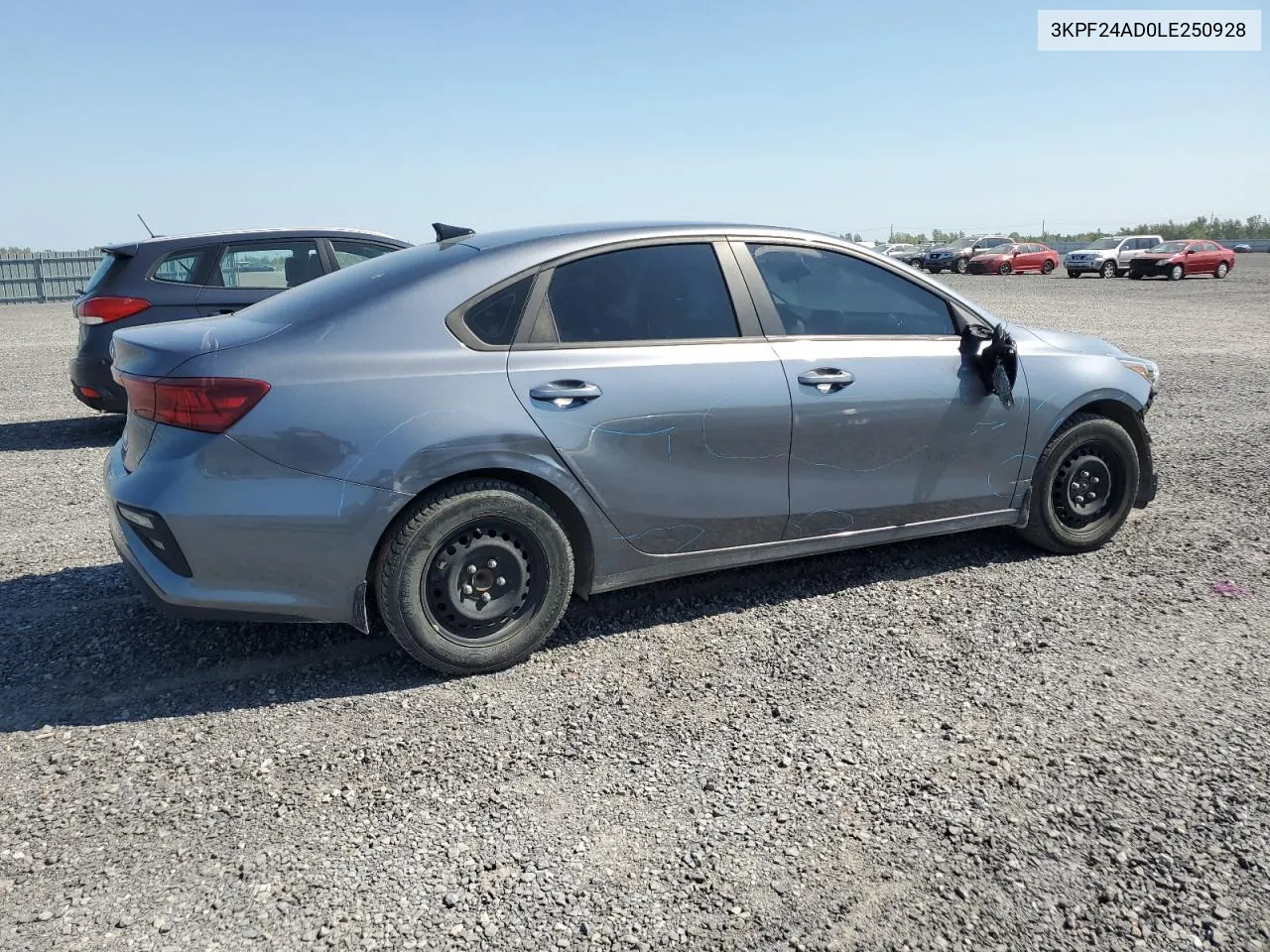 2020 Kia Forte Fe VIN: 3KPF24AD0LE250928 Lot: 70003024