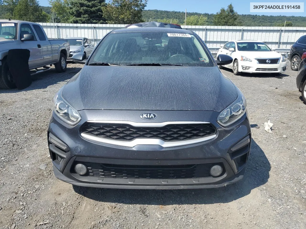 2020 Kia Forte Fe VIN: 3KPF24AD0LE191458 Lot: 70017384