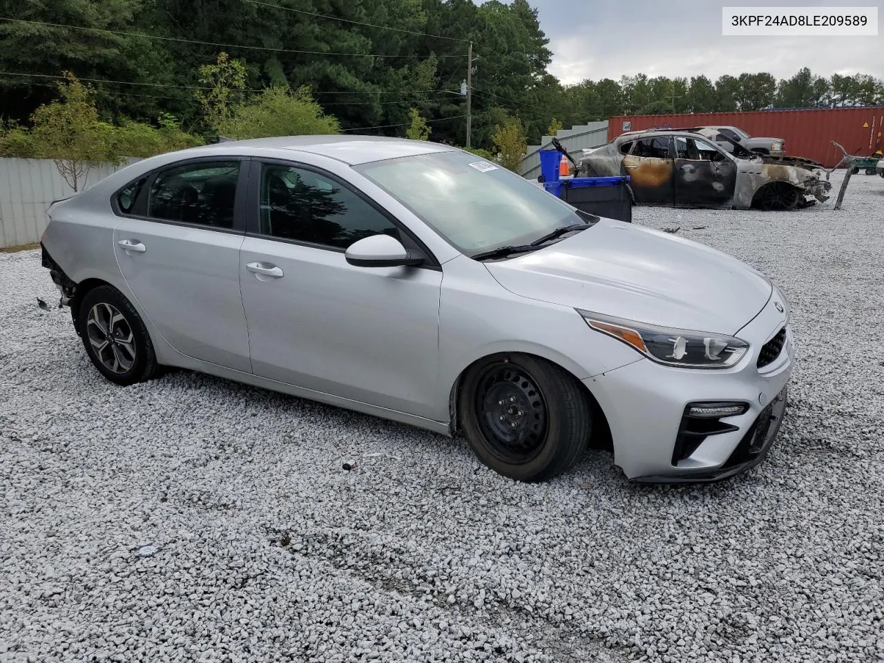 2020 Kia Forte Fe VIN: 3KPF24AD8LE209589 Lot: 70076944