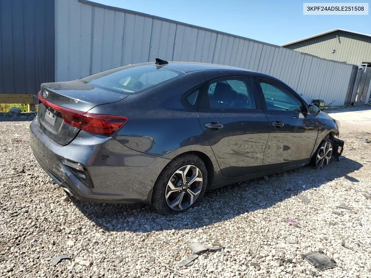 2020 Kia Forte Fe VIN: 3KPF24AD5LE251508 Lot: 70227444