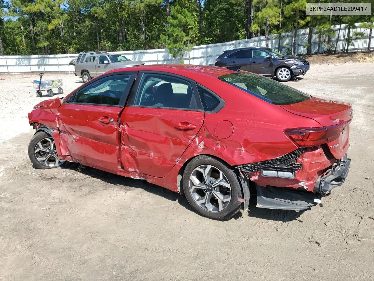 2020 Kia Forte Fe VIN: 3KPF24AD1LE209417 Lot: 70285734