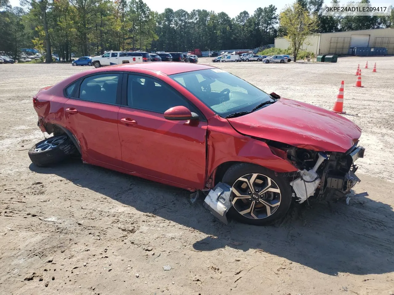 2020 Kia Forte Fe VIN: 3KPF24AD1LE209417 Lot: 70285734