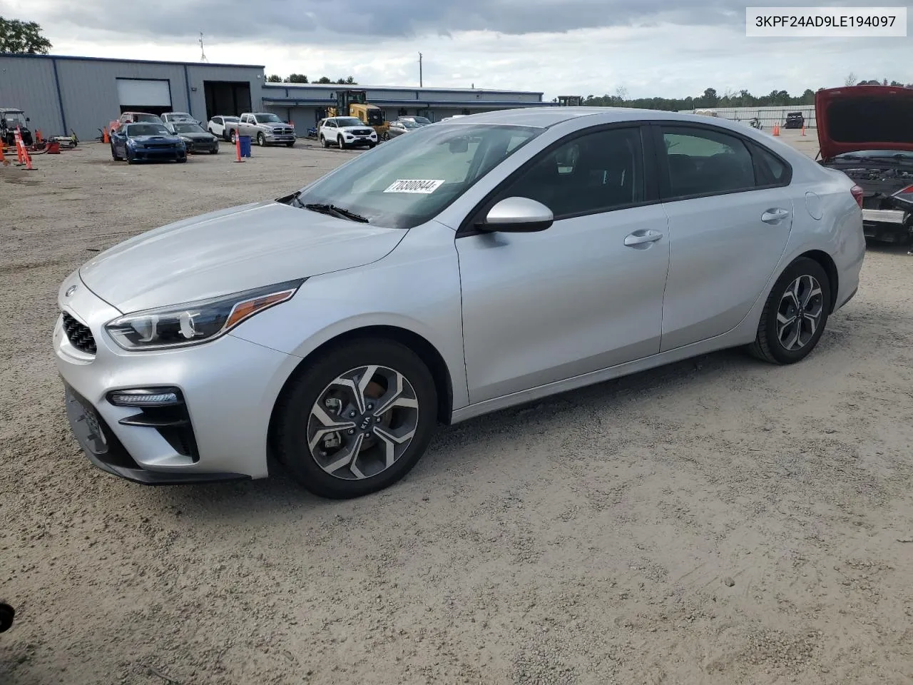 2020 Kia Forte Fe VIN: 3KPF24AD9LE194097 Lot: 70300844