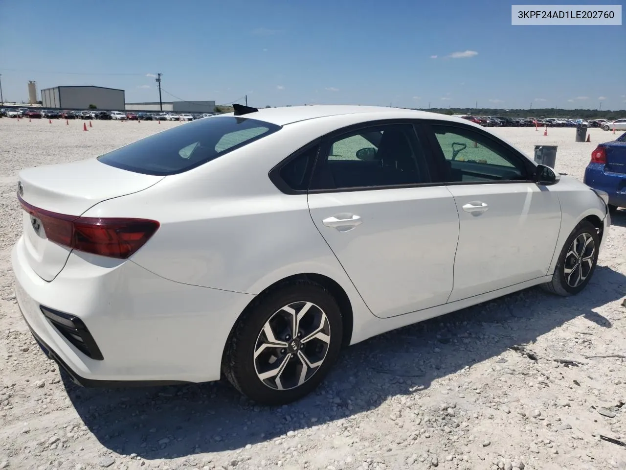 2020 Kia Forte Fe VIN: 3KPF24AD1LE202760 Lot: 70316584