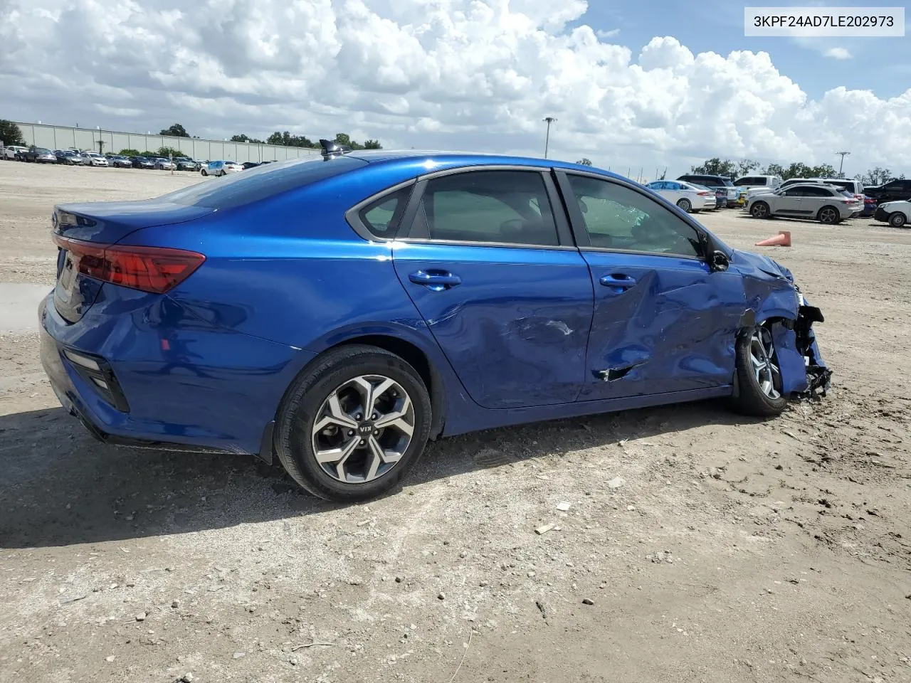 2020 Kia Forte Fe VIN: 3KPF24AD7LE202973 Lot: 70344094