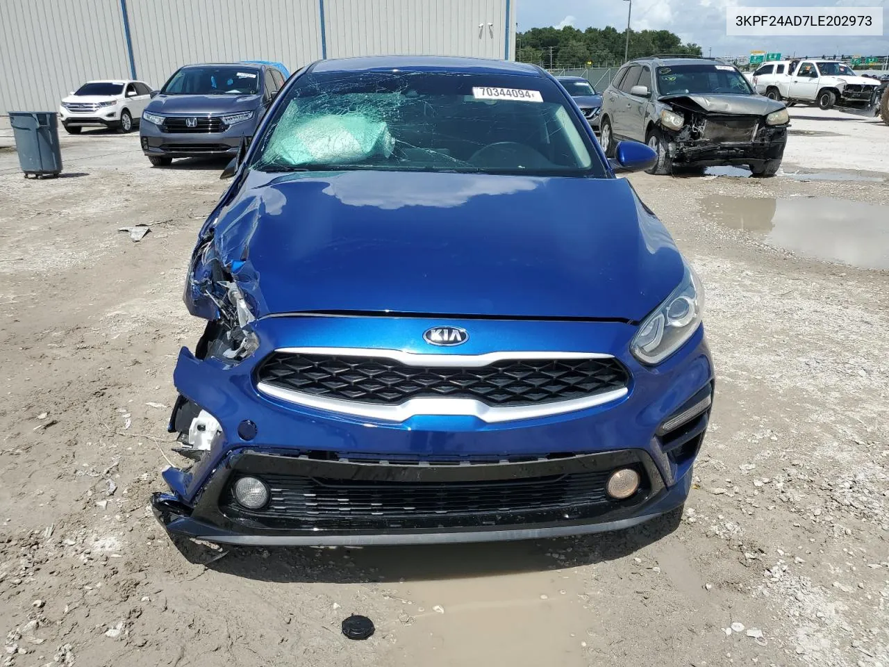 2020 Kia Forte Fe VIN: 3KPF24AD7LE202973 Lot: 70344094