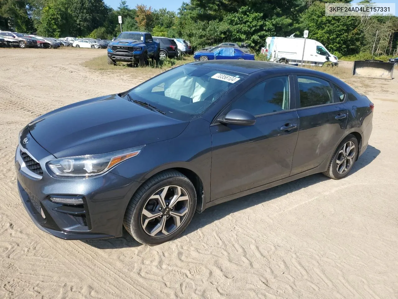 2020 Kia Forte Fe VIN: 3KPF24AD4LE157331 Lot: 70358104