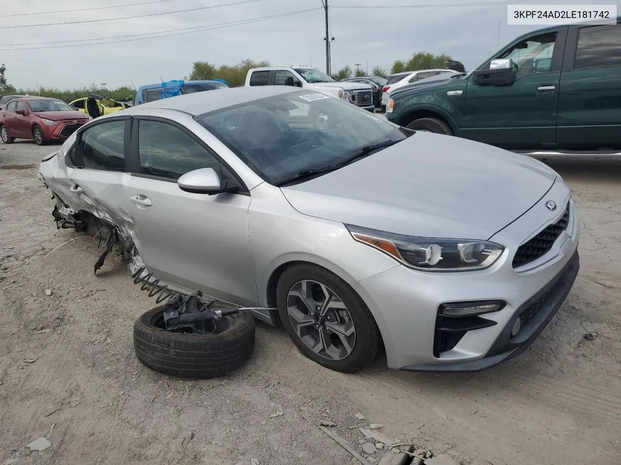 2020 Kia Forte Fe VIN: 3KPF24AD2LE181742 Lot: 70395024