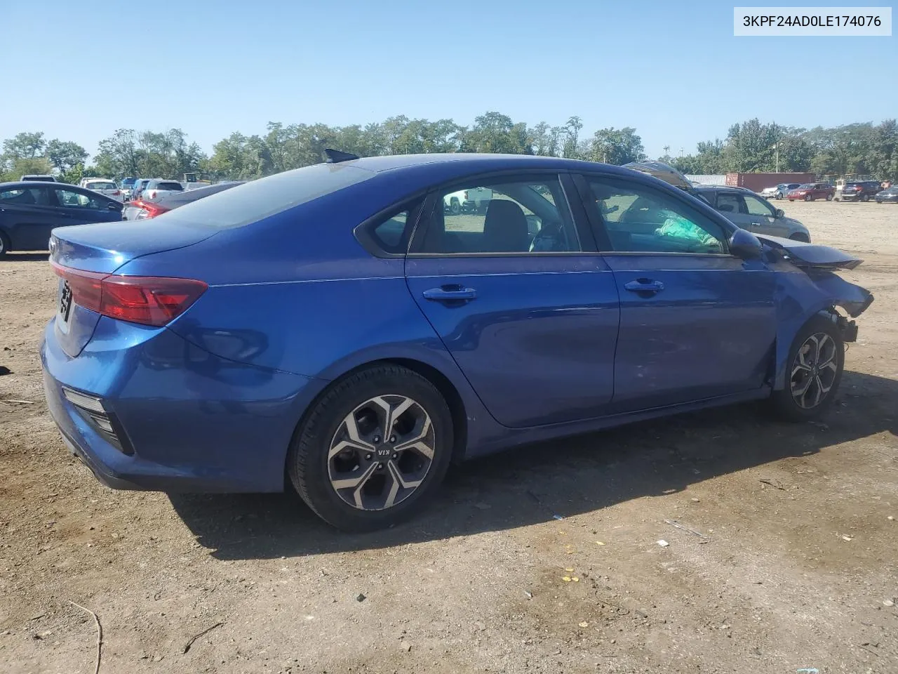 2020 Kia Forte Fe VIN: 3KPF24AD0LE174076 Lot: 70412384