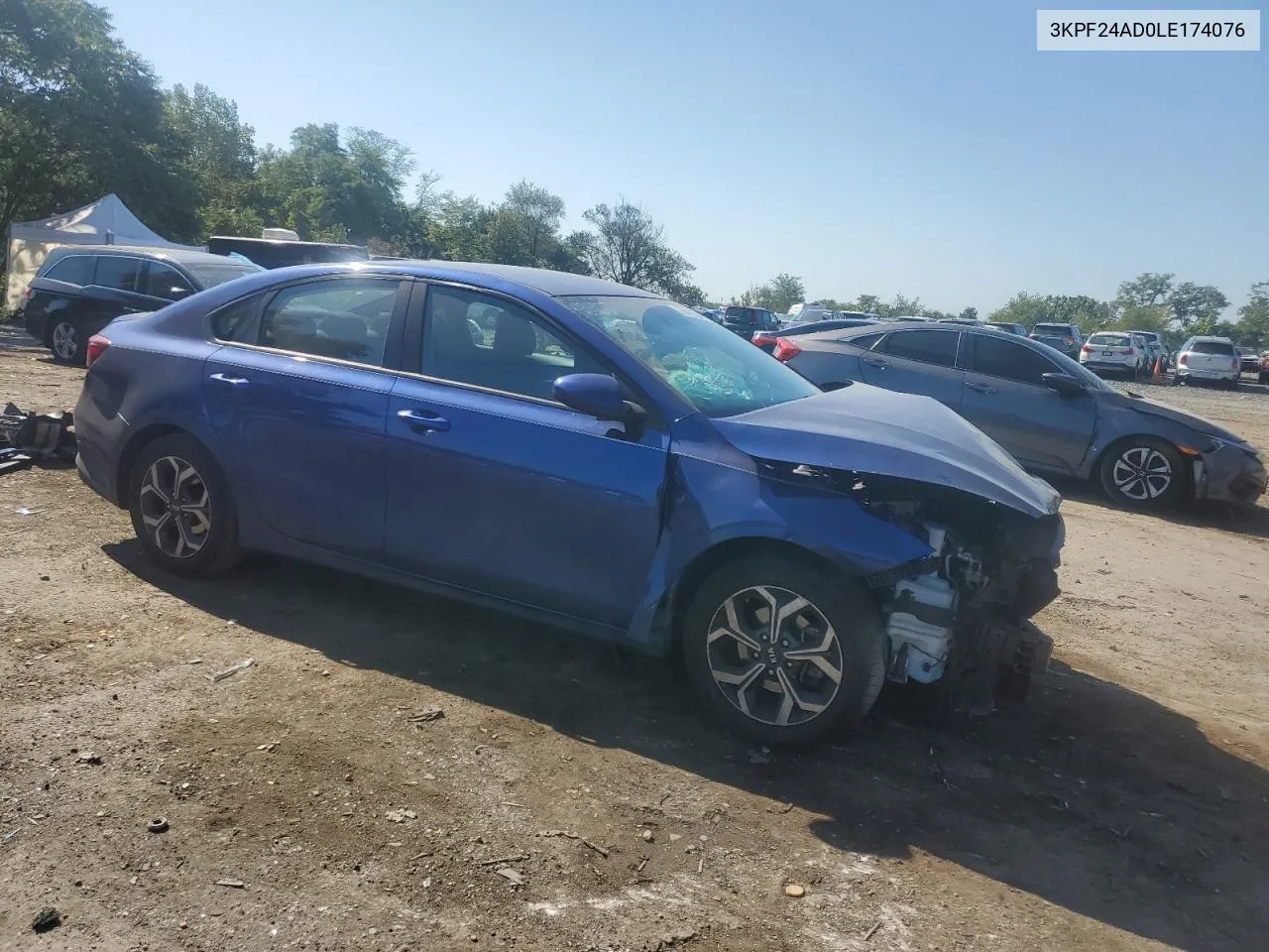 3KPF24AD0LE174076 2020 Kia Forte Fe