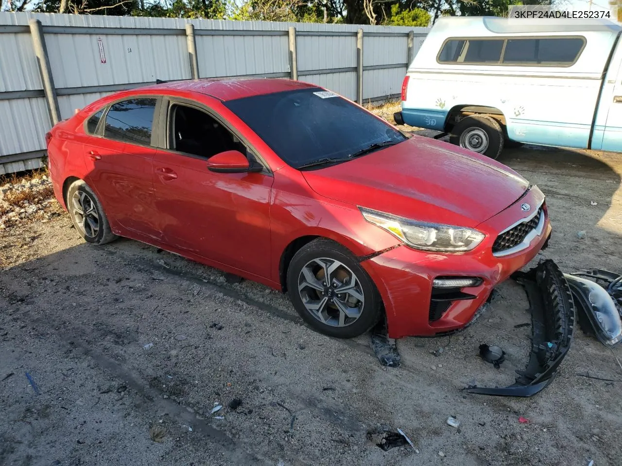 2020 Kia Forte Fe VIN: 3KPF24AD4LE252374 Lot: 70618624