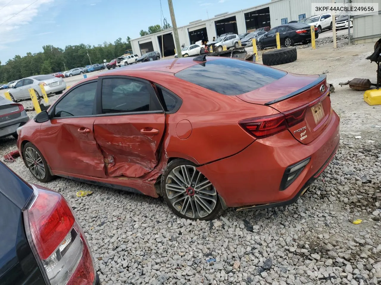 2020 Kia Forte Gt VIN: 3KPF44AC8LE249656 Lot: 70706644