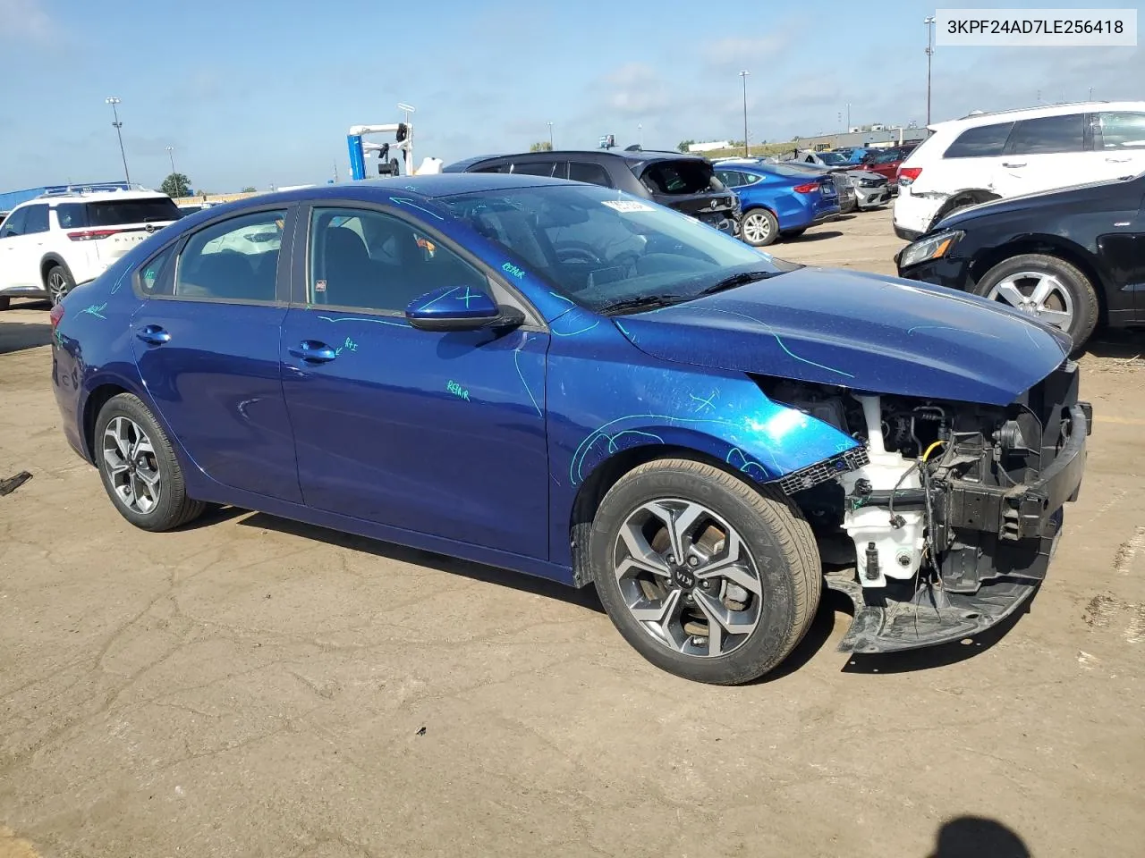 3KPF24AD7LE256418 2020 Kia Forte Fe