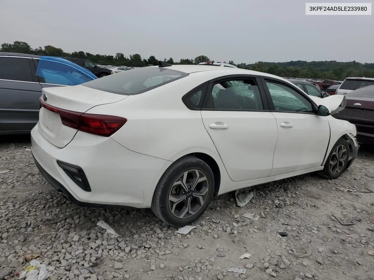 2020 Kia Forte Fe VIN: 3KPF24AD5LE233980 Lot: 70997344