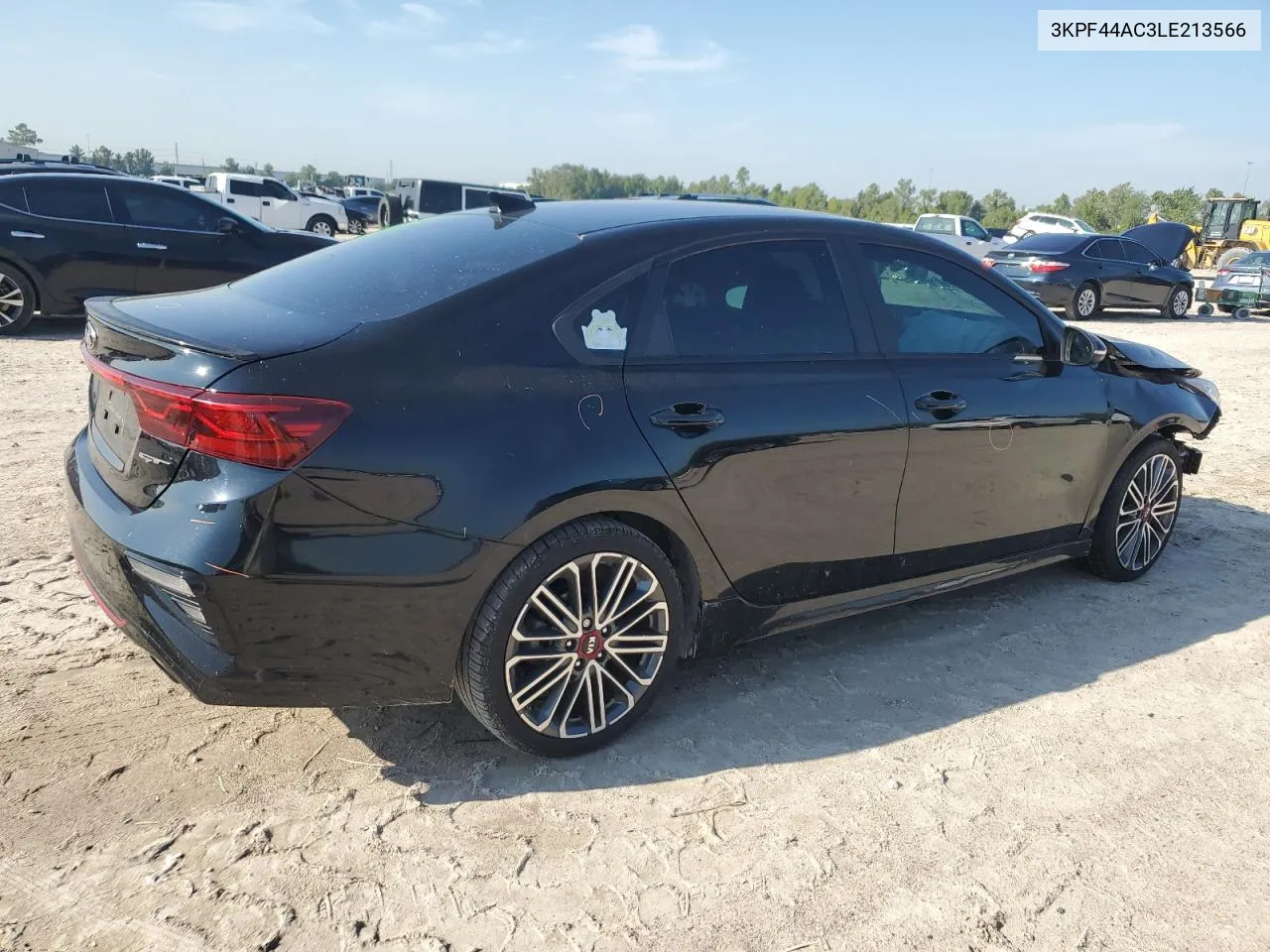 2020 Kia Forte Gt VIN: 3KPF44AC3LE213566 Lot: 71203644