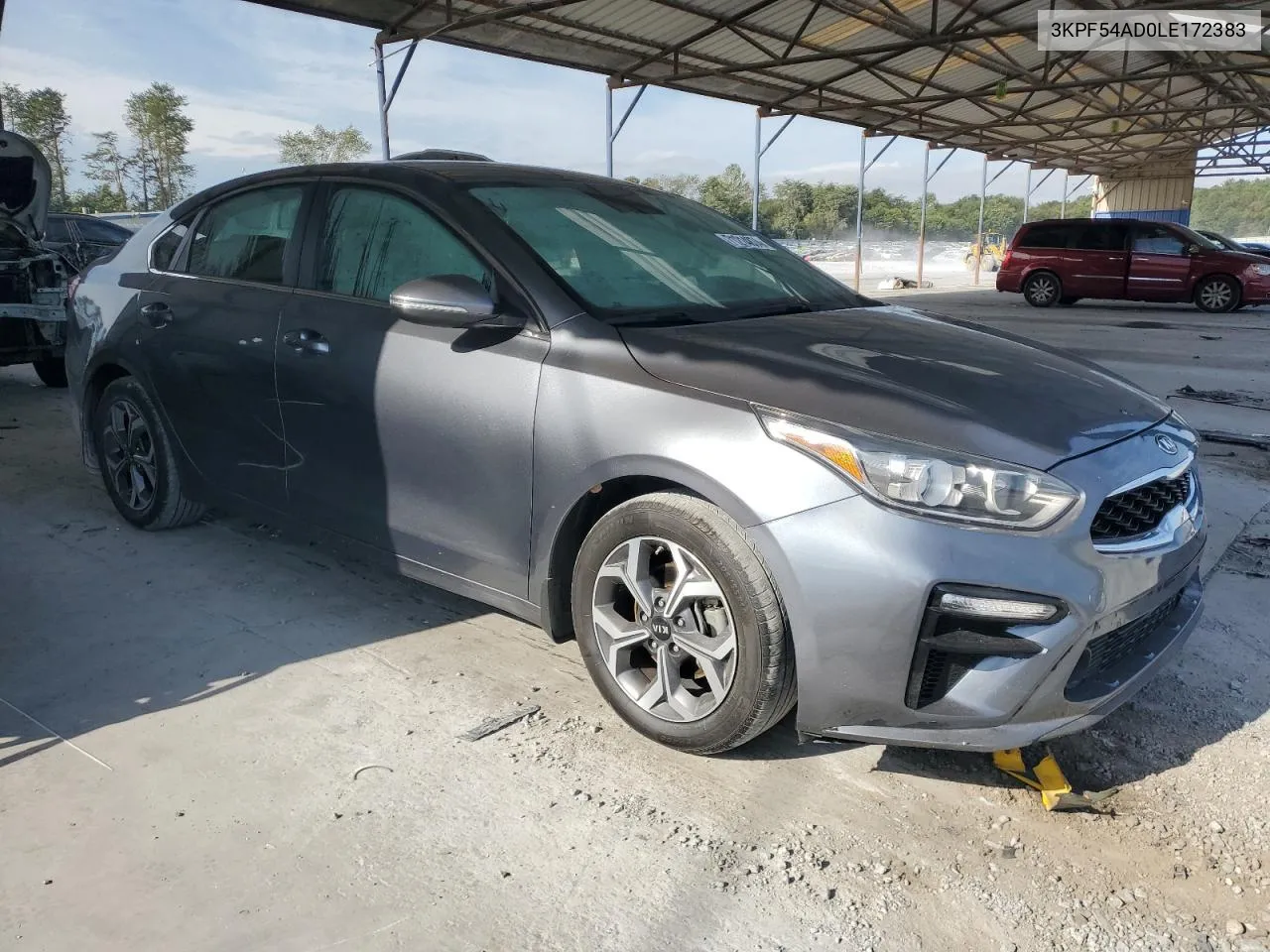 2020 Kia Forte Ex VIN: 3KPF54AD0LE172383 Lot: 71214874