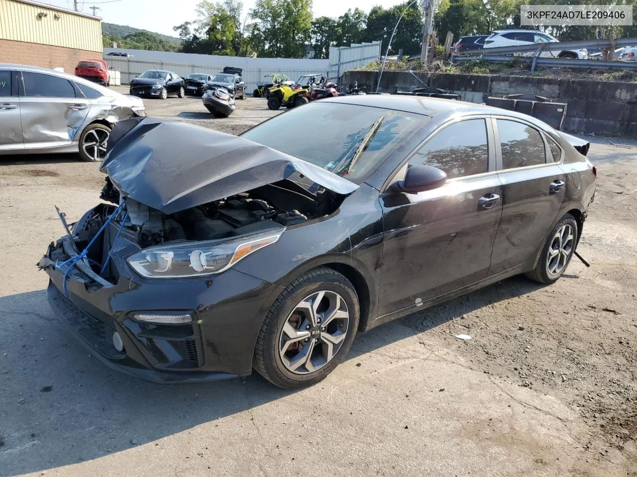 2020 Kia Forte Fe VIN: 3KPF24AD7LE209406 Lot: 71296674