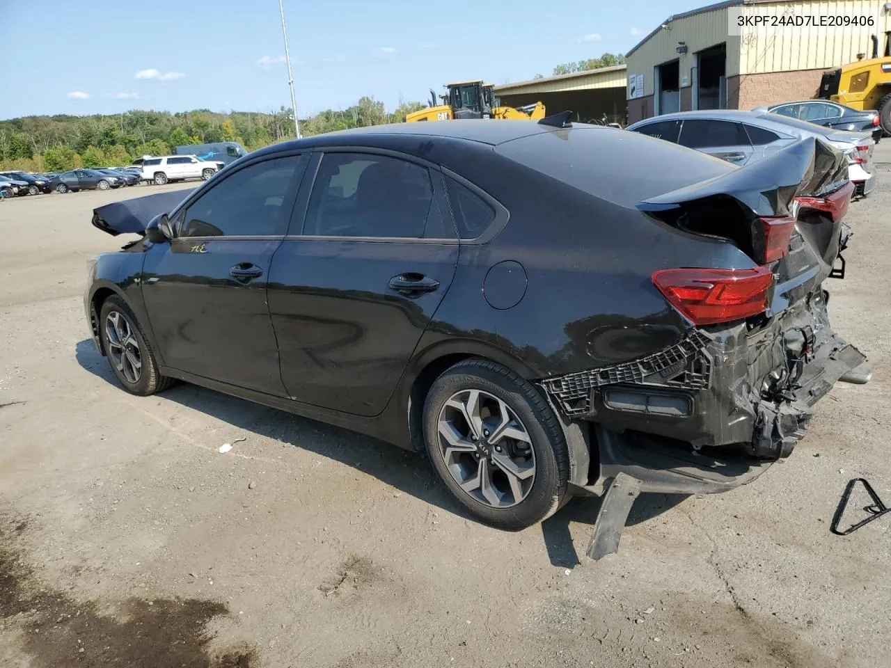 3KPF24AD7LE209406 2020 Kia Forte Fe