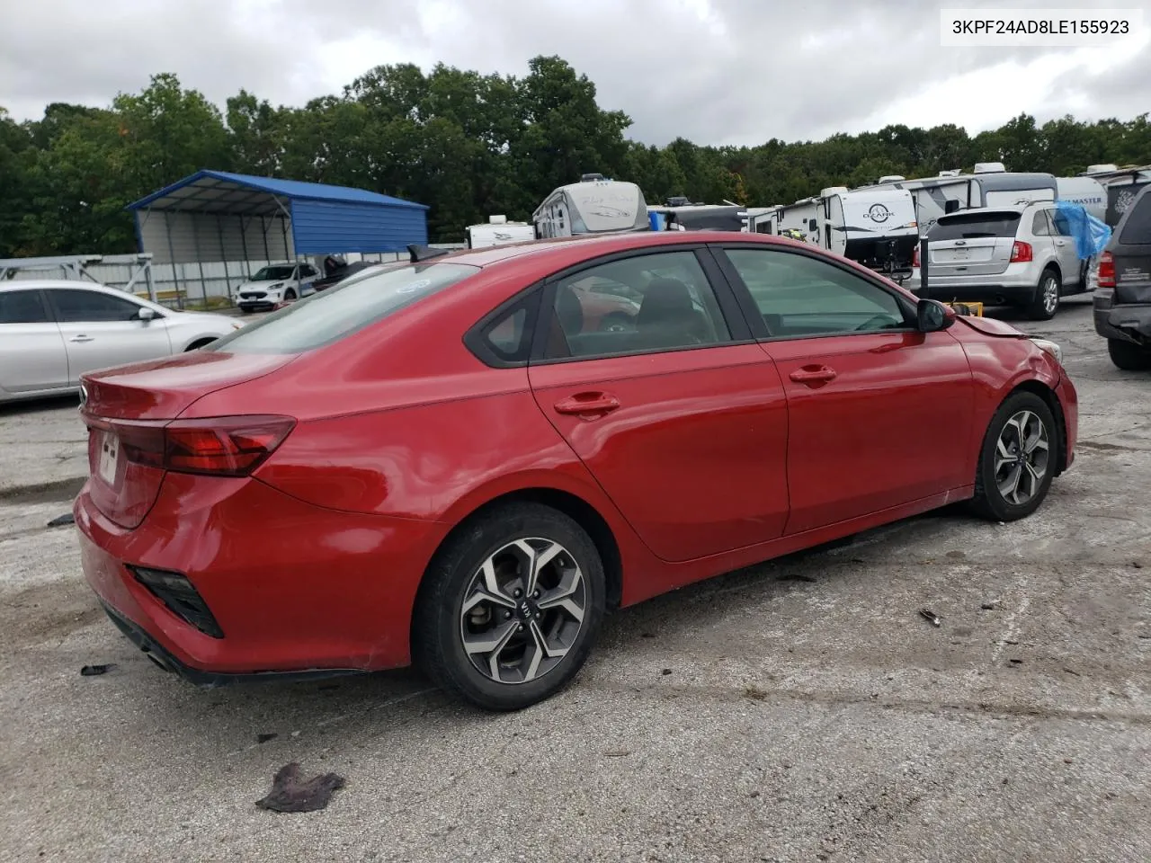 2020 Kia Forte Fe VIN: 3KPF24AD8LE155923 Lot: 71541434