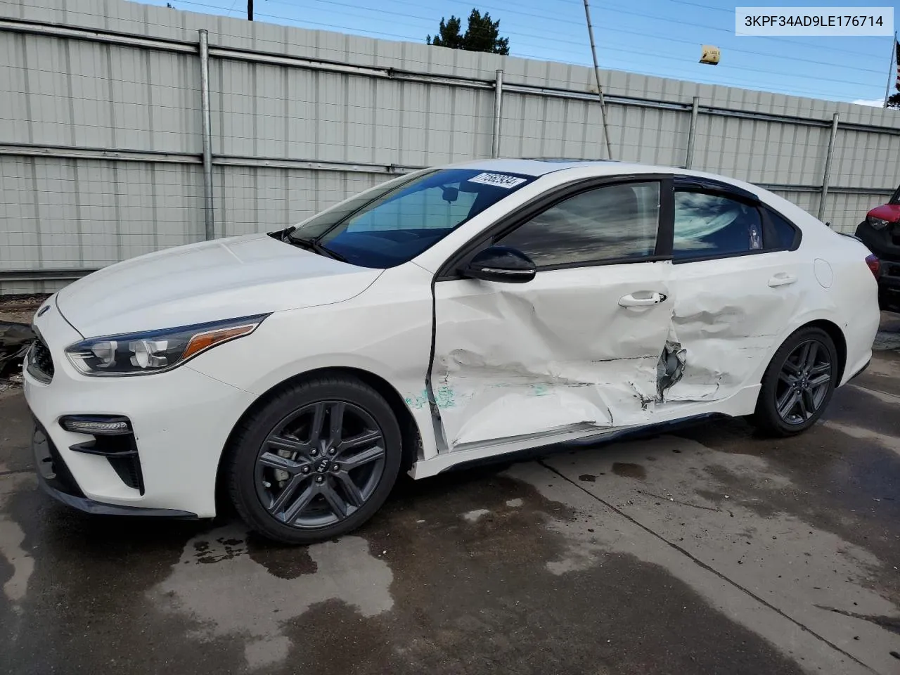 2020 Kia Forte Gt Line VIN: 3KPF34AD9LE176714 Lot: 71562934