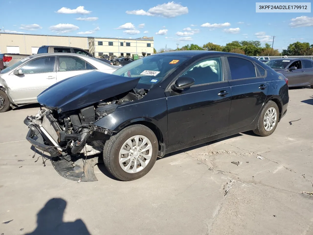 2020 Kia Forte Fe VIN: 3KPF24AD2LE179912 Lot: 71729664