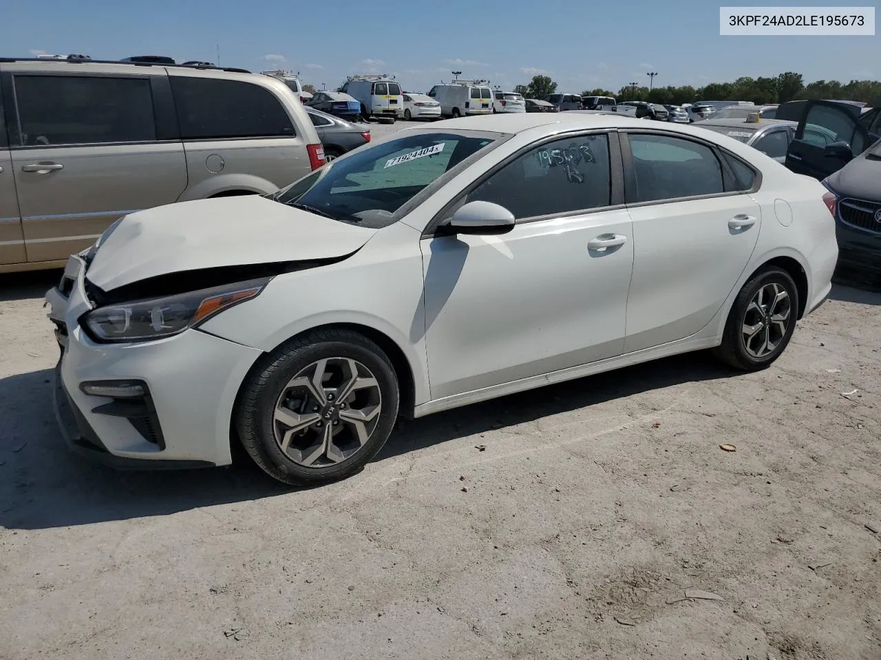 2020 Kia Forte Fe VIN: 3KPF24AD2LE195673 Lot: 71924404