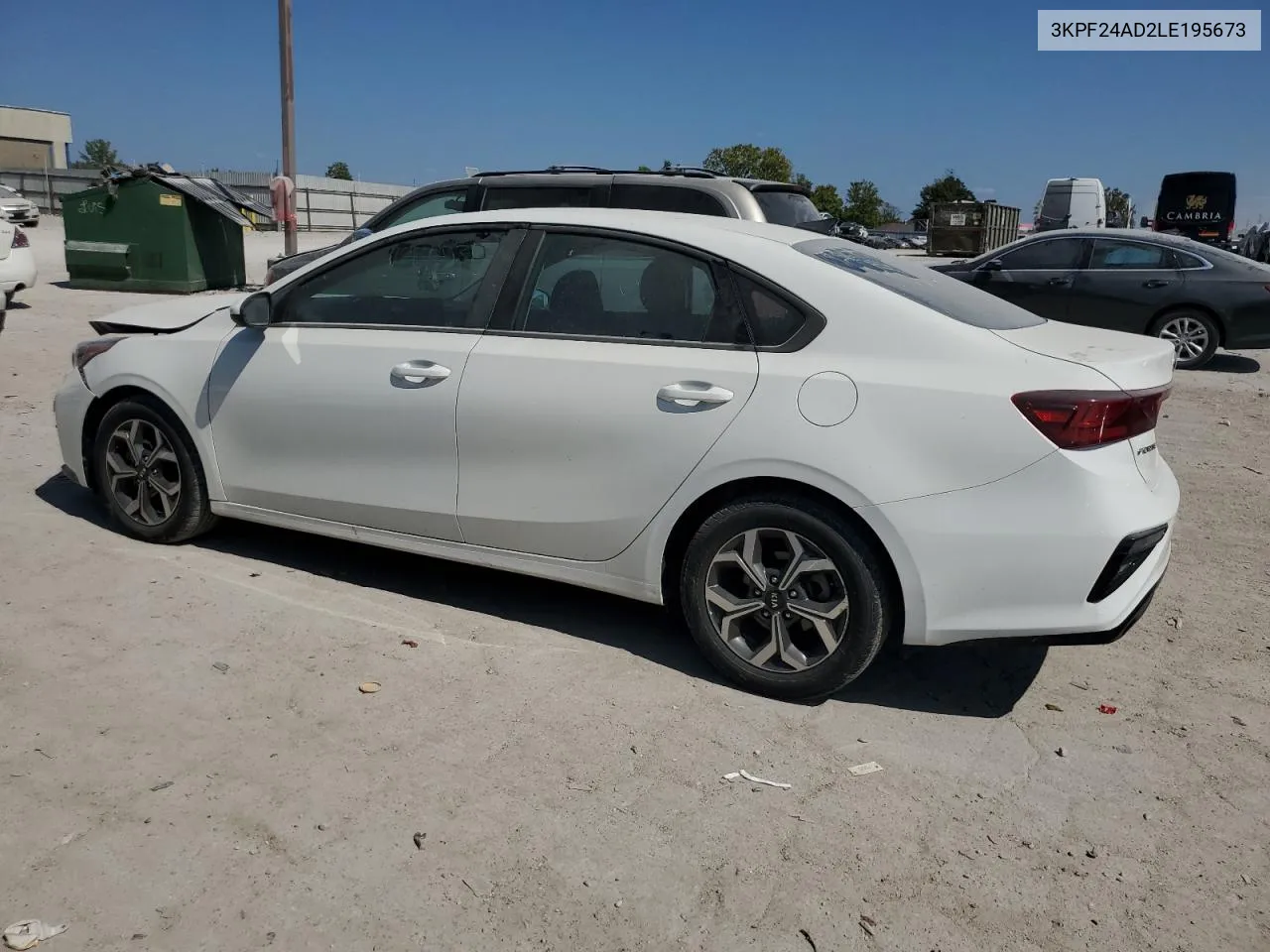 2020 Kia Forte Fe VIN: 3KPF24AD2LE195673 Lot: 71924404