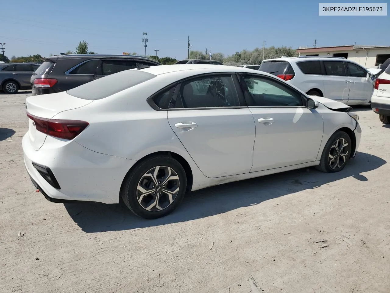 2020 Kia Forte Fe VIN: 3KPF24AD2LE195673 Lot: 71924404