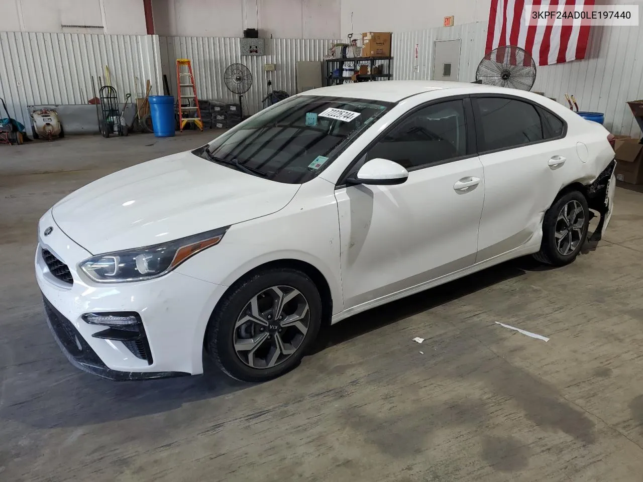 2020 Kia Forte Fe VIN: 3KPF24AD0LE197440 Lot: 72225744