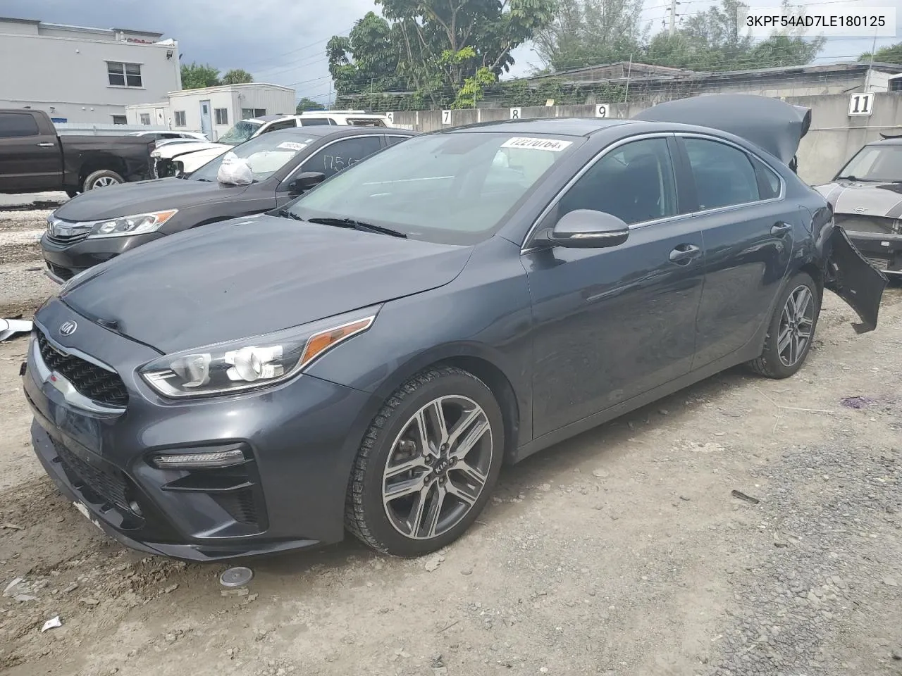 2020 Kia Forte Ex VIN: 3KPF54AD7LE180125 Lot: 72270764